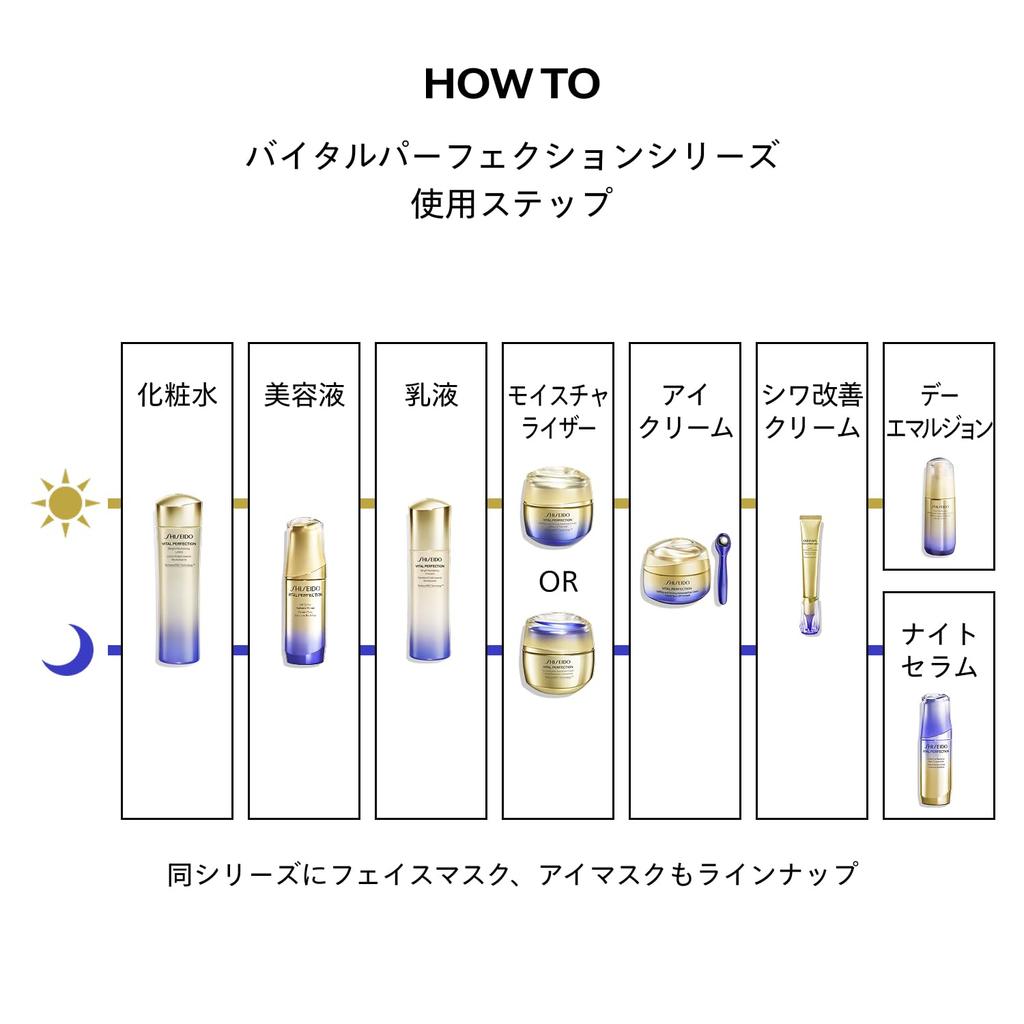 SHISEIDO Vital Perfection Wrinkle Lift Deep Retinobright 20g with a Special 10mL Size of the New Released In March 2025 Model Cream Cream Type Elegant