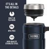 Thermos Stainless King Vacuum Insulated Travel Mug, 16 Oz, Matte Blue