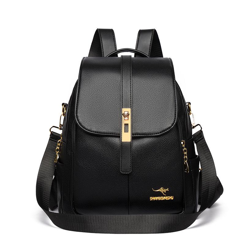 Dual-shoulder Bag Trendy Women's Backpack Large Capacity Casual Versatile Women's Bag