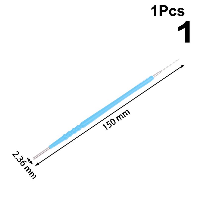 Disposable Electrosurgical Electrode Shaft Blade Needle Ball Tip Curved Needle Cautery Pen Accessories 1/6 Pcs Packing