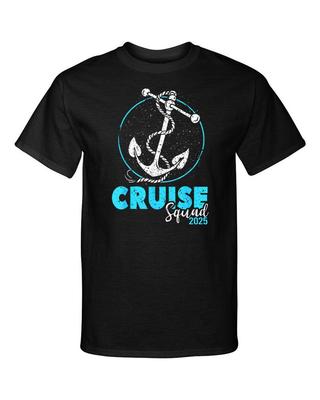 2025 Kreuzfahrt-Truppe Kreuzfahrt-Anker Urlaubsfreunde Familie Grafik T-Shirt