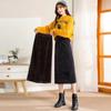 Stunning and Chic High-Waisted Velvet Skirt for Women, Autumn and Winter Straight-Style Skirt