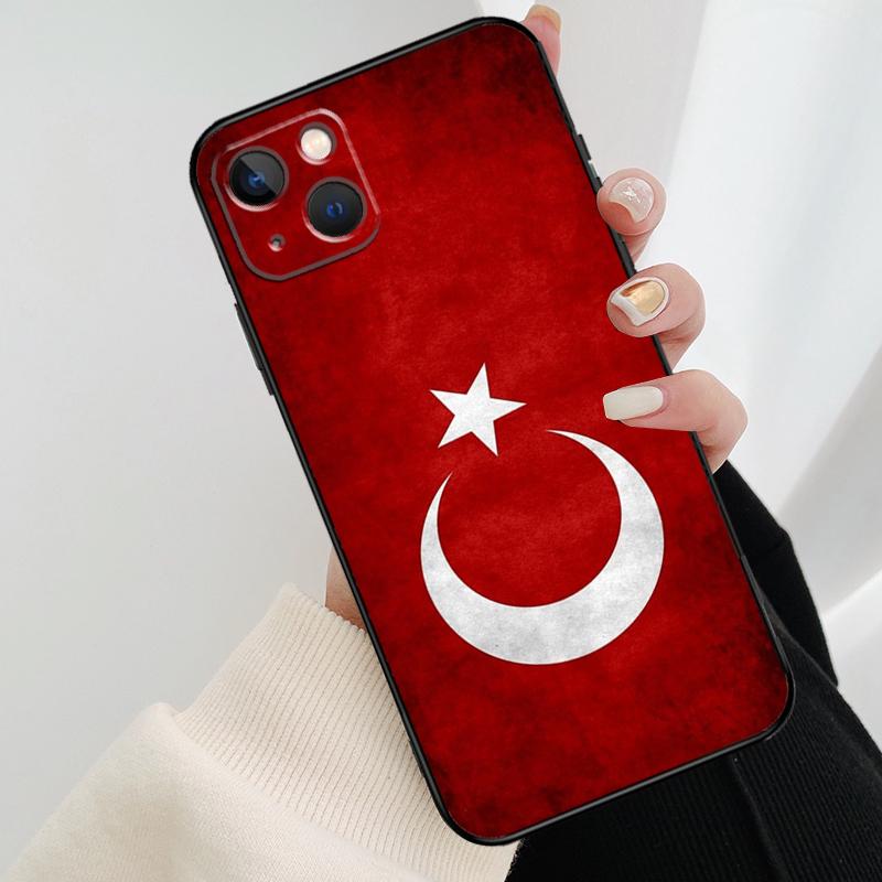 Republic of Turkey Realistic Flag Phone Case For iPhone 17 Pro Max 14 13 12 11 15 16 Pro Max mini 16 15 Plus 16e 17 Air Cover