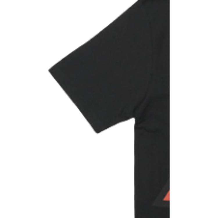 Palace X Spitfire Collaboration SS23 Round Neck Flame Pattern Loose Short Sleeve T-Shirt Unisex T-Shirt Black P24STS001BLACK
