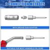 9Pcs Grease  Needle Nozzle Kit,Grease  Injector Needle Nozzle with Nipple Adapter Fitting Tool