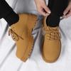 Fashion Vintage Men Low-top Boots Autumn New Comfortable Platform Leather Shoes Original Classic Designer Men Casual Derby Shoes Zapatos