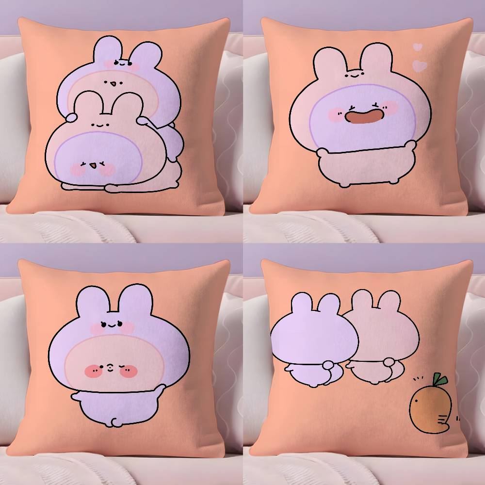 Panika Chen Unisex Cartoon A-Asamimichan Pillow Case Pillowcase Ultra Soft Skin Friendly Fabric Cloud Like Comfort & Concealed Zipper