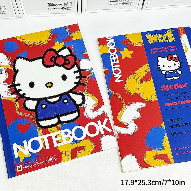 

Notebook B5 Cartoon Hello Kitty Notebooks Stationery Supplies Diary Book School Students Journals Notebook Friends Gifts