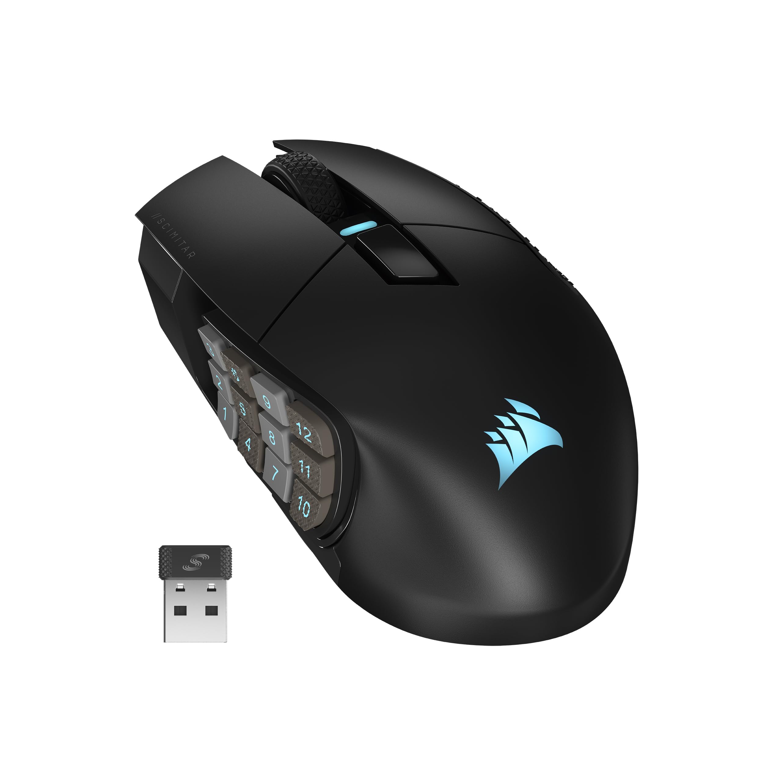

CORSAIR SCIMITAR ELITE WIRELESS Connection Compatible Gaming Mouse MS681 Wired/Wireless CH-9314311-AP
