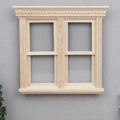 1:12 Dollhouse Miniature Window Sliding Windows Can Be Painted Furniture Model Decor Toy Doll House Accessories