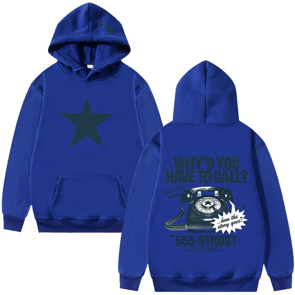 Freya Skye Wyhtc Hoodie Vintage Cartoon Print Hoodies Women Men Casual Long Sleeve Hooded Sweatshirts High Street Y2K Streetwear