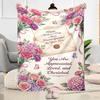Mother's Day Love Blanket Suitable for Sofas,travel, Living Rooms Also a Good Gift for Friends and Family Suitable for All Seasons.