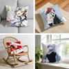 Anime KKiznaiver Cushion Cover Short Plush Pillowcase for Bed Sofa Carwashable