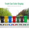 Outdoor Recycling Bin with Wheels and Lid