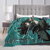 Mist Pillar Muichiro Tokito Blanket Cover Fleece Anime Lightweight Throw Blanket for Bedding Couch Bedroom Quilt