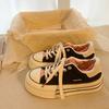Fashion Korean Shoes Espadrilles For Women Clogs Platform 2025 Small New Retro Creepers Fabric Canvas Espadrille Shoes Clogs Platform 20