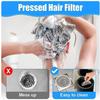 5/30pcs Anti-blocking Filter Screen Sink Sewer Outfall Stopper Floor Drain Sticker Hair Catcher Household Cleaning Products