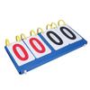 Scoreboard, 3-digit/4-digit, Easy To Read, Portable, Easy Assembly, for Sports (Soccer/Basketball/Table Tennis) - 4-digit Scoreboard