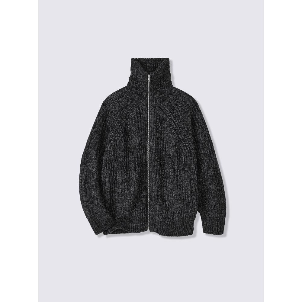Gu By Uniqlo Chunky Knit FUll Zip Jacket Ul