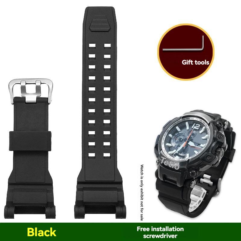Soft resin silicone strap For Casio G-Shock Master 5502 Air GPW-2000 watch band waterproof replacement wristband