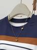 2026 Women's Striped Slim-Fit Pleated Round Neck Short Sleeve T-Shirt