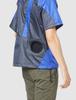 IRIS OHYAMA Coolwear Outdoor with Air Conditioning Heatstroke Short Size Blue M Set, Fan, Prevention, Sleeve, Hooded, Water-Repellent Fabric, 3,