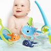 Baby Wind-up Swimming Whale Chain Swimming Whale Bath Magnetic Fishing Set Bath Swimming Toy