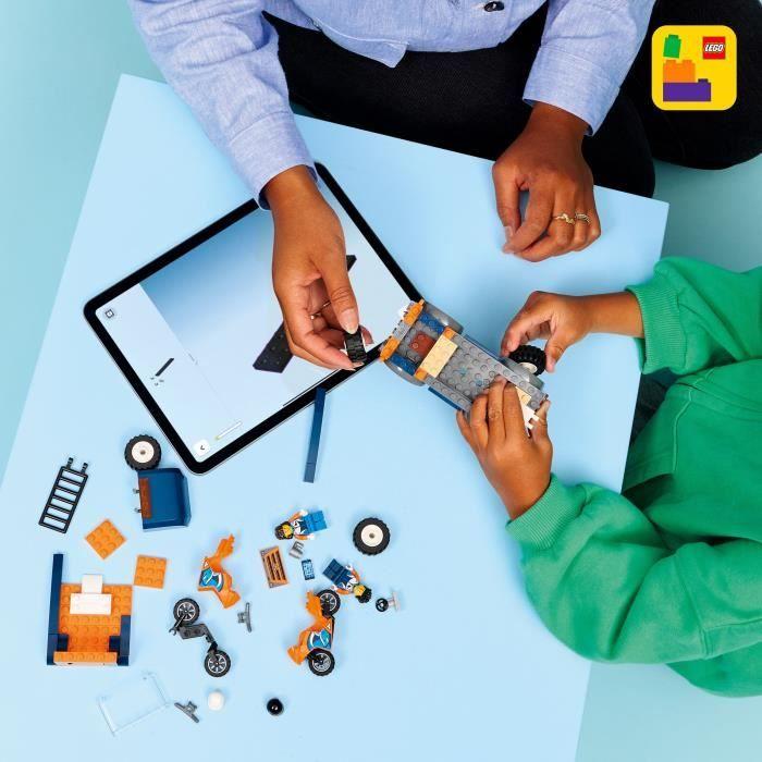 LEGO City 60491 Motocyklový přepravník - Stavebnice od 4 let - Nápad na dárek