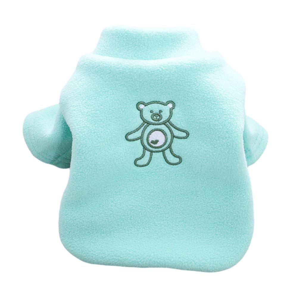 Cartoon Bear Dog Sweater Soft Fleece Puppy Sweatshirt Pullover Jacket Winter Pet Dog Clothes For Cat Teddy Chihuahua Yorkshire
