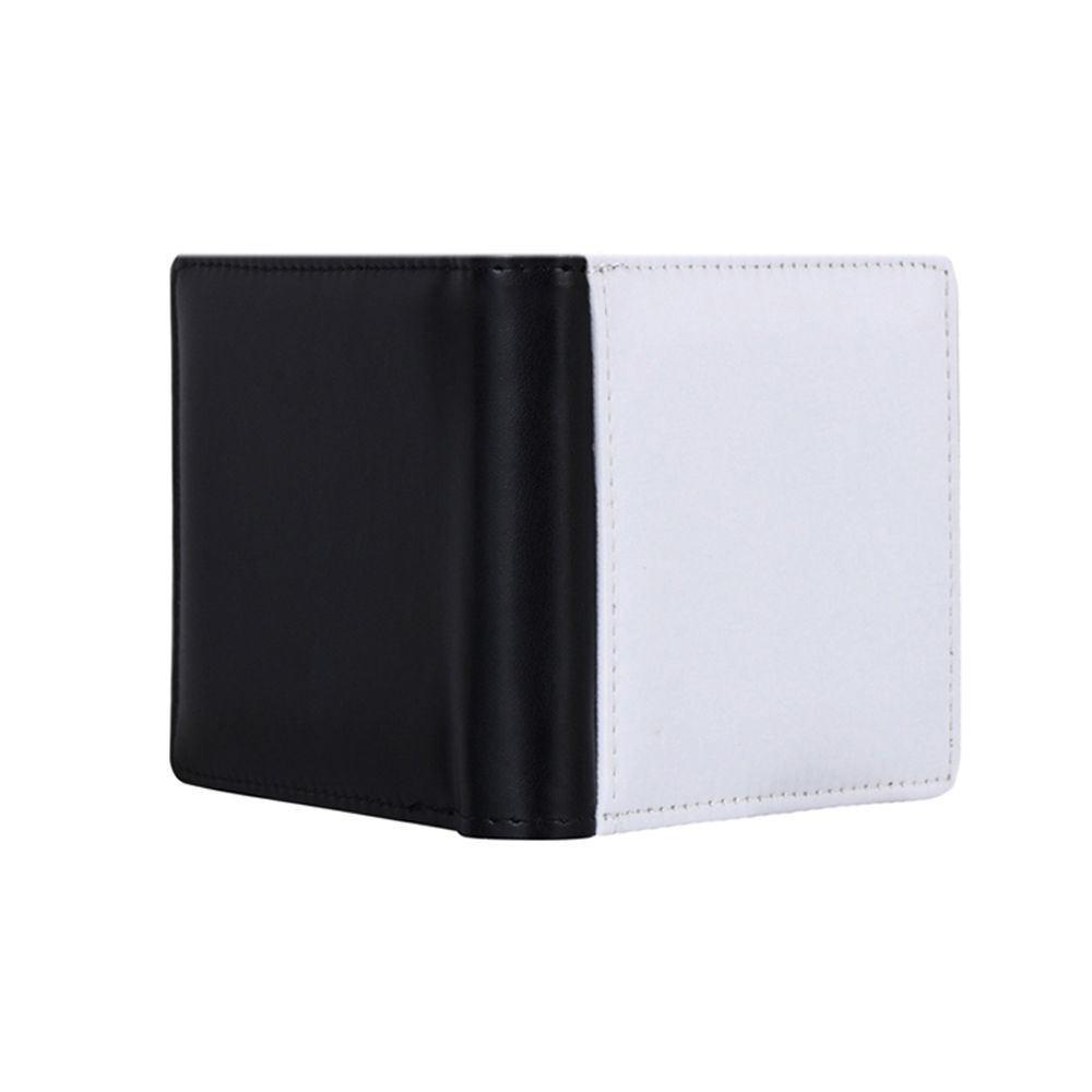 

New PU Leather Sublimation Heat Transfer Wallet Printing Image DIY Blank Purse Large Capacity Durable Card Holder