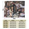 Dr. Gregory House Television Photo Collage Flannel Blanket Warm Throw Blanket for Outdoor Travel Office Bedspread Sofa Bed Cover