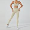 Seamless Yoga Set For Women With Quick Dry Fabric Perfect For Running And Fitness Activities