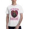 Love Your Brains 100 Cotton Casual Breathable Confortable Summer Mens TShirts Graphic Tee