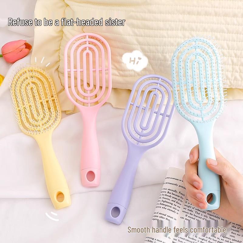 

Fluffy Cushion Hair Comb for Women - Airbag Massage Meridians Curly Long Hair, Portable High Skull Top Tool