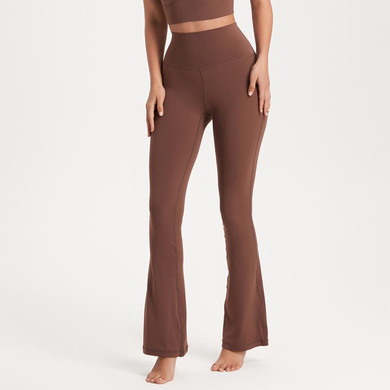 

Женские расклешенные брюки для йоги с высокой талией Kelicopy: Подтягивающий бедра, Стройнящий, Широкий крой штанин с высокой эластичностью Large