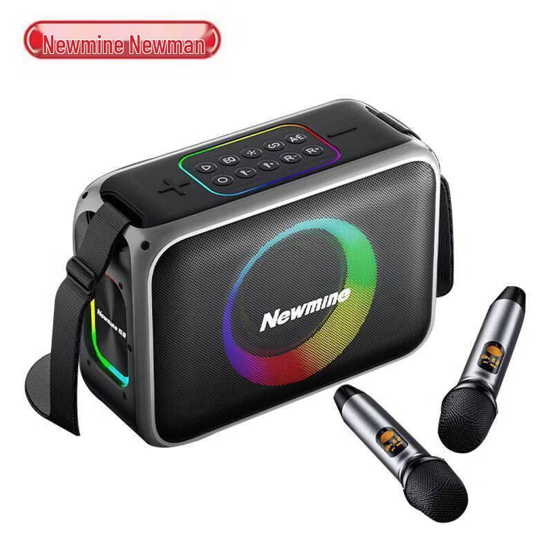 Newmine MC98 Portable Bluetooth Karaoke Speaker CN plug (adapter included)
