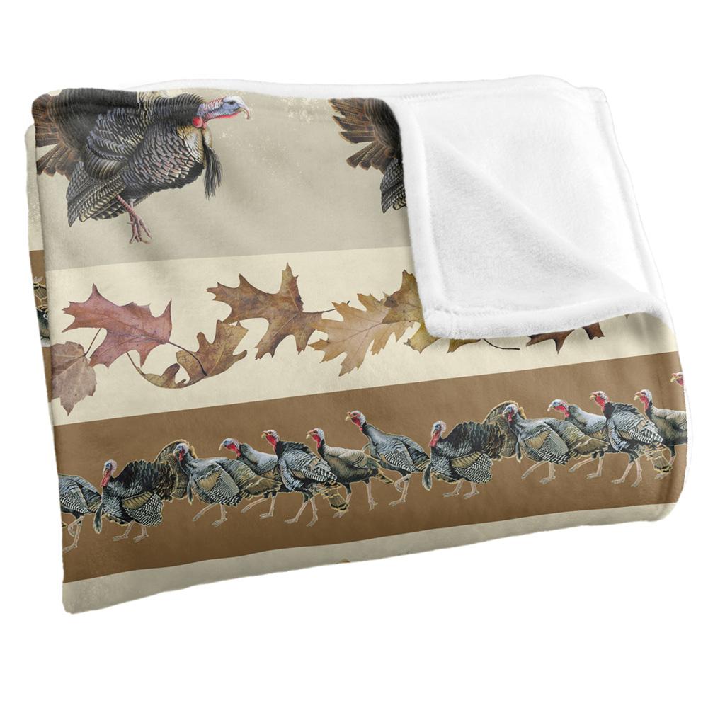 JQ Licensing Silky Autumn Leaf Supersoft Blanket