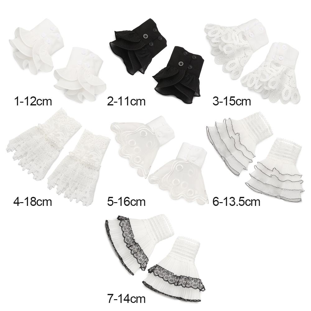 

Декоративные перчатки, закрывающие шрамы, кружевные манжеты, оборки, рукава до локтя, искусственные рукава, съемные манжеты