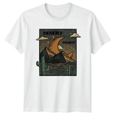 Desert Nights T-Shirt Desert Landscape Nature Birthday Gift For Him And Her