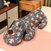 Cute Big Flower Dog Doll Plush Long Pillow Children Sleeping Doll Big Doll Birthday Gift