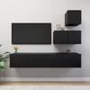 4-piece TV Stand Set Engineered Wood