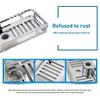 Bathroom Tray Shower Shelves Drain Racks No Drilling Lifting Rod Removable Stand Shower Shelf Soap Holder Storage Rack Tray