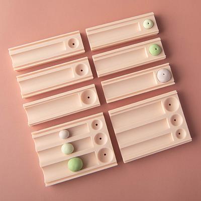 Polymer Clay Bead Maker Tool - Round Ball Shaping Mold with Hole Punch for DIY Jewelry Earrings Necklaces Crafting Accessories