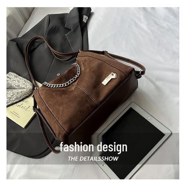 2025 Trendy Women's Large-Capacity Fashionable Tote: Commute & Crossbody Bag