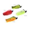New 4PCS 4 Colors LEO Portable Ultra-light Fishing Bait Spinner Bait Anti-hanging Bottom Lead Head Freshwater Saltwater Fishing Gear Accessories