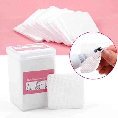 200 pz/scatola estensione ciglia colla ugello salviette carta cotone colla bottiglia bocca rimozione pulizia tamponi detergenti carta