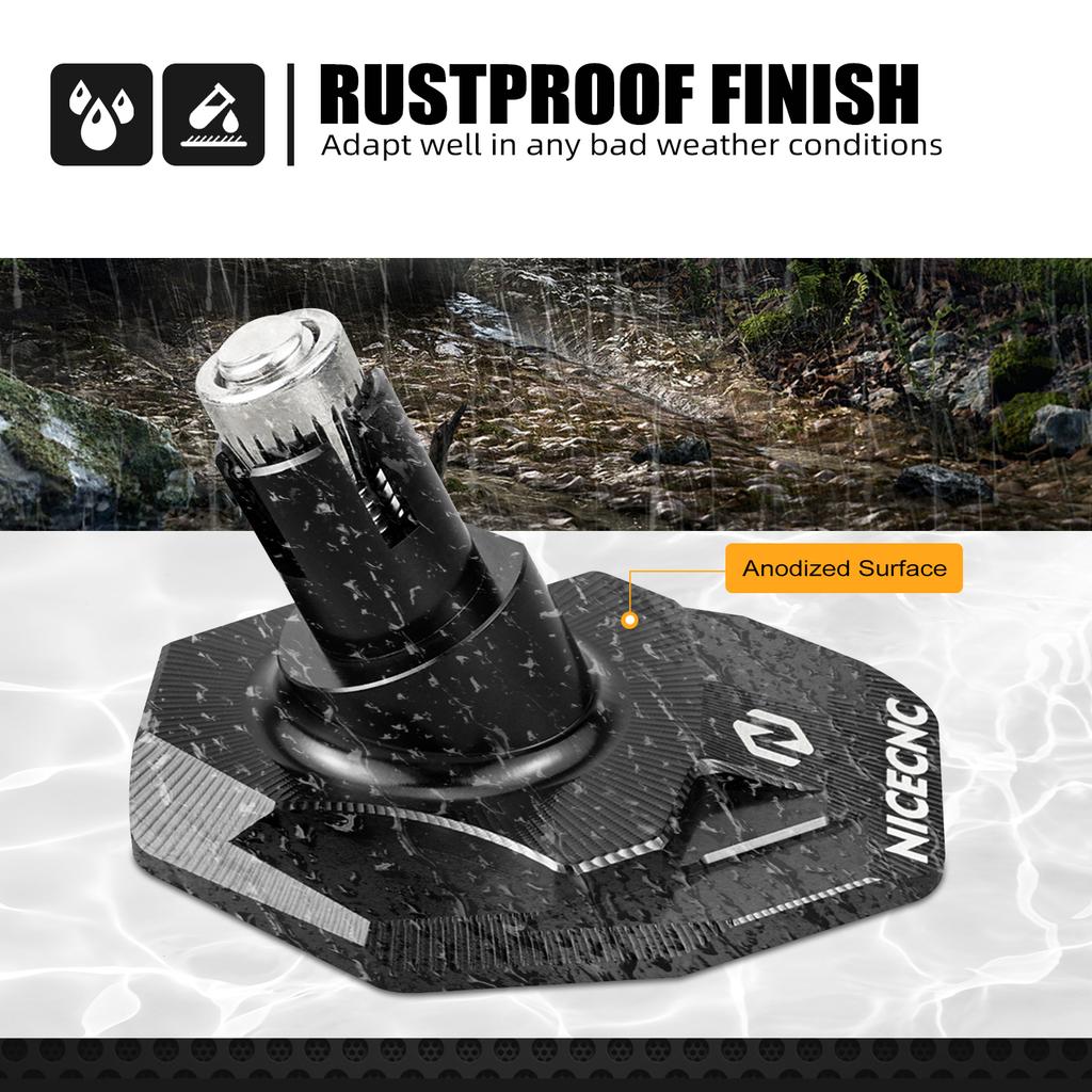 For KTM EXC 300 EXCF 350 XCW 300 2008-2023 Oversized Kickstand Side Stand Pad Extension For Husqvarna TE 300 For GasGas EC 300