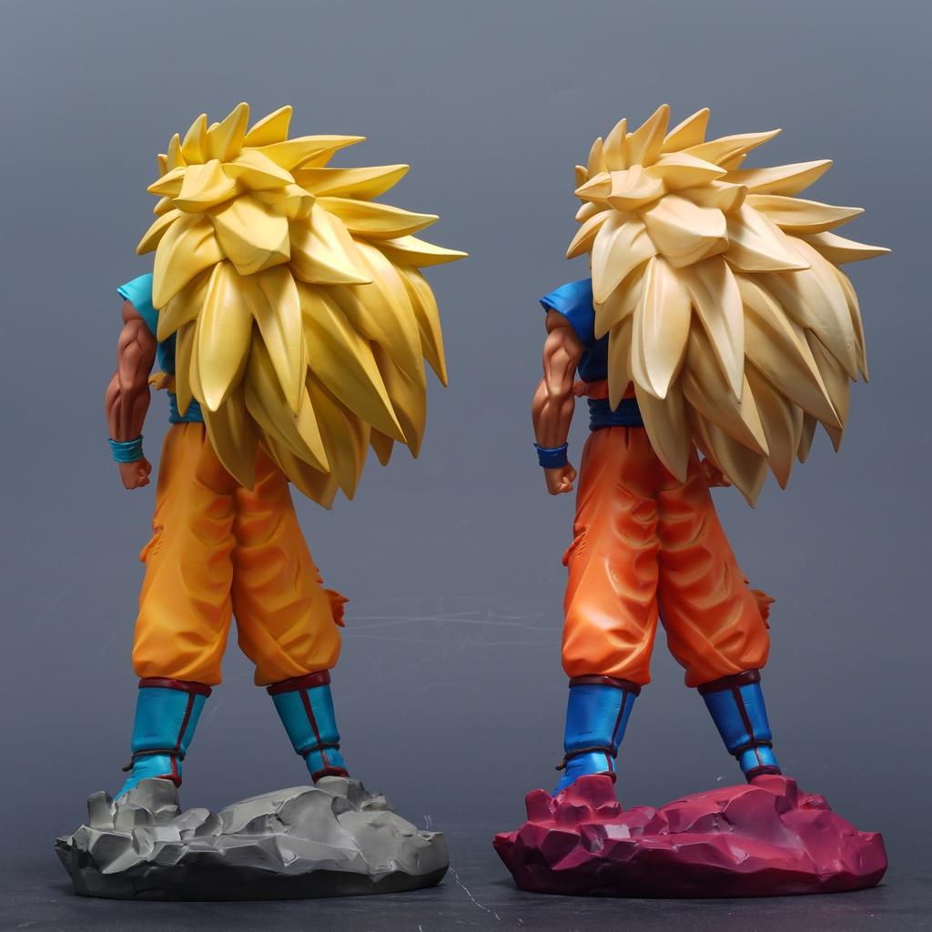 Seven Dragon Ball Figurine Super 3 Super Saiyan Statue Set Decorative Item Anime Figurine Model Gift Collectible Item