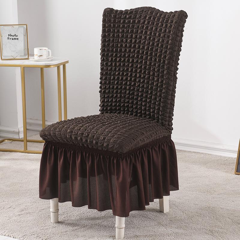 High-elastic Chair Covers Dining Room Soft Skin-friendly Breathable Wedding Decor Lace Universal Seat Covers