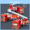 Inertia Large Fire Rescue Truck Toy For Boys With Water Gun And Ladder For Imaginative Play